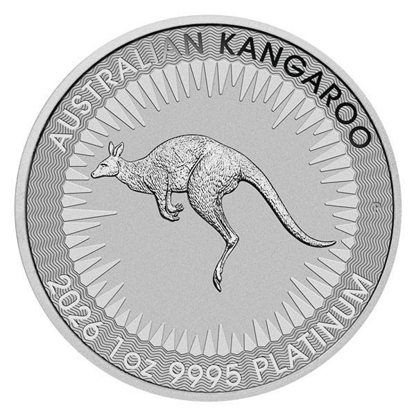 Australian Platinum Kangaroo, 1 oz (obverse)