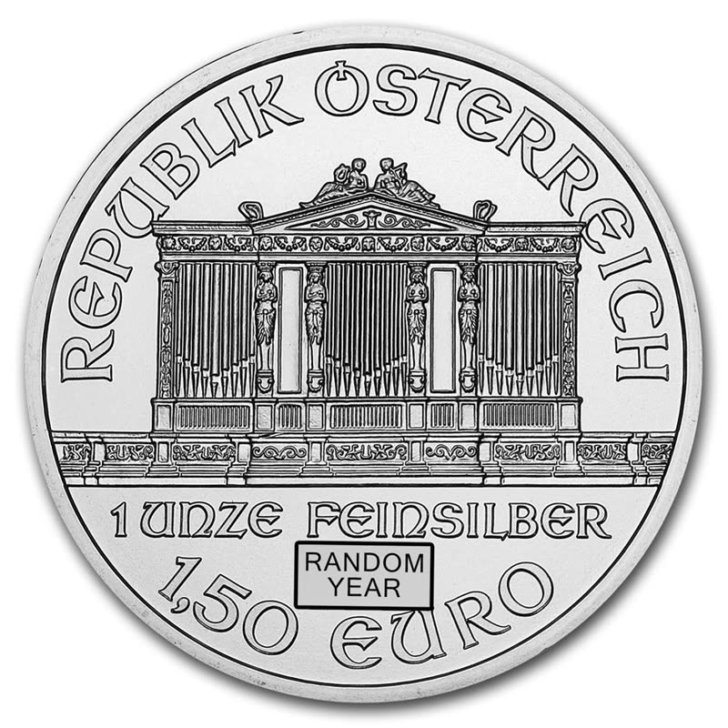 Austrian Silver Philharmonic, 1 oz (obverse)