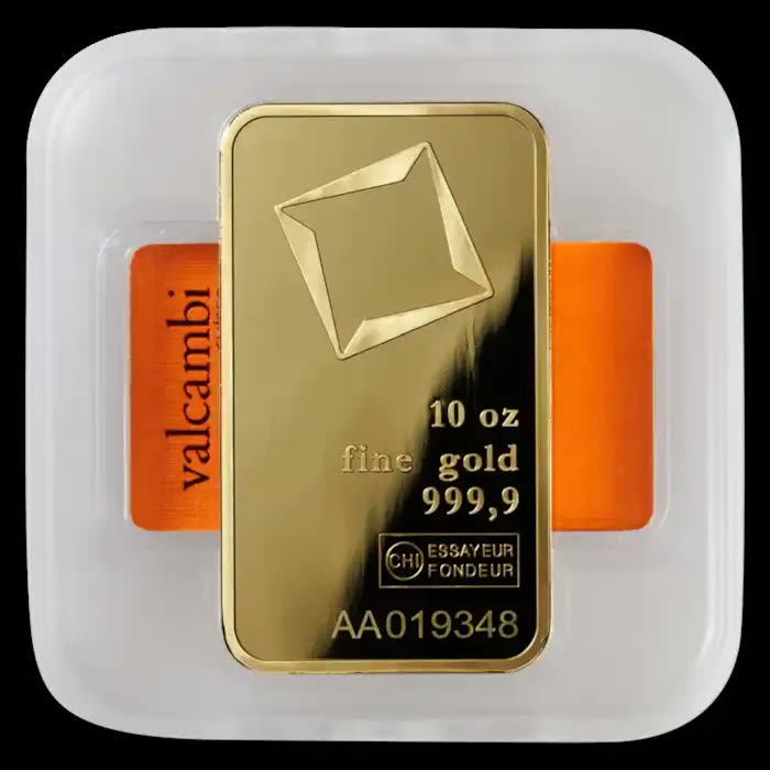 Gold Bar, 10 oz (obverse)