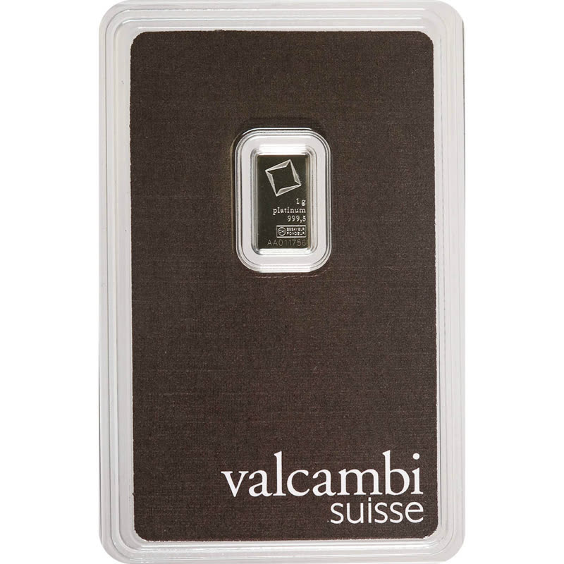 Platinum Bar, 1 g (obverse)