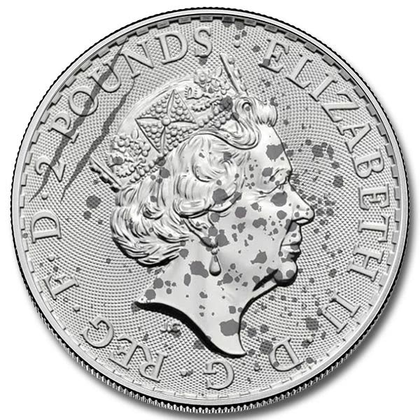 Silver Britannia, 1 oz (obverse)
