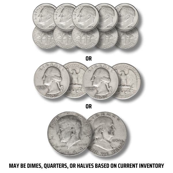 US 90% Silver Coins (pre-1965) (obverse)